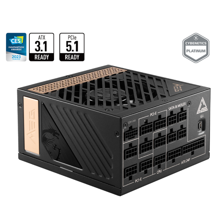 پاور 1300 وات ام اس آی MEG Ai1300P PCIE5 Full Modular